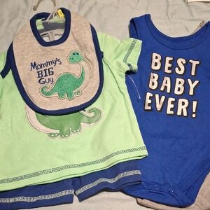 Dinosaur Baby Outfit Set